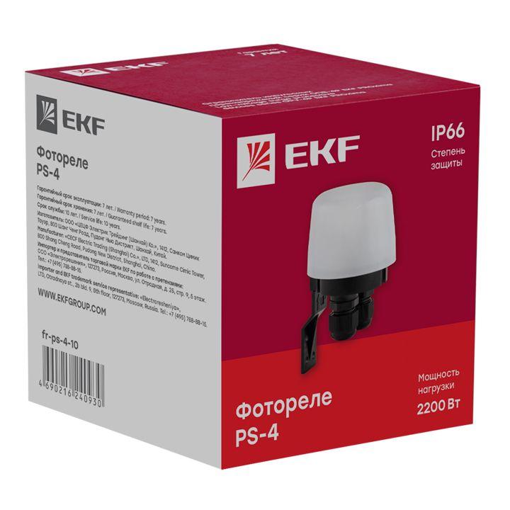 Фотореле PS-4 10А 2200Вт IP66 PROxima EKF fr-ps-4-10